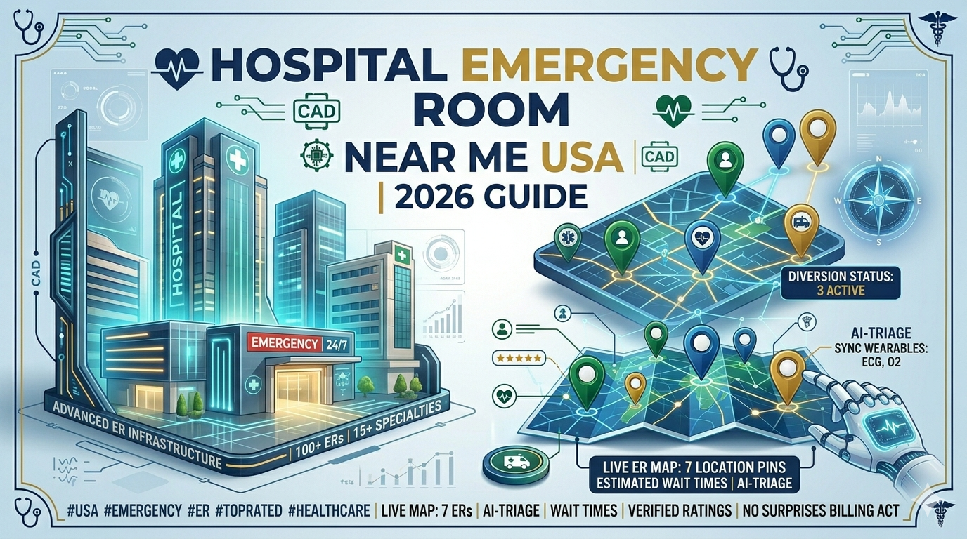 Hospital Emergency Room Near Me USA (2026 Guide)