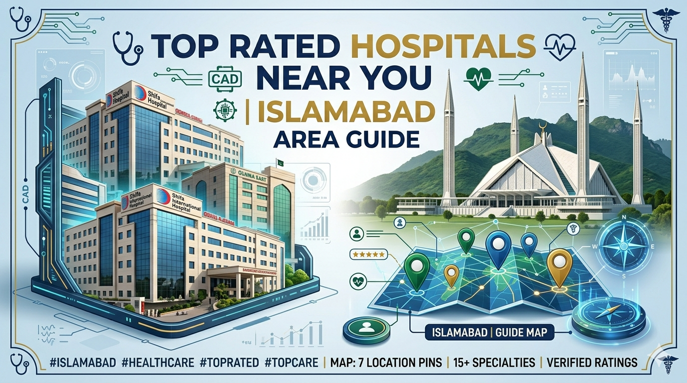 Top Rated Hospitals Near You (Islamabad Area Guide)